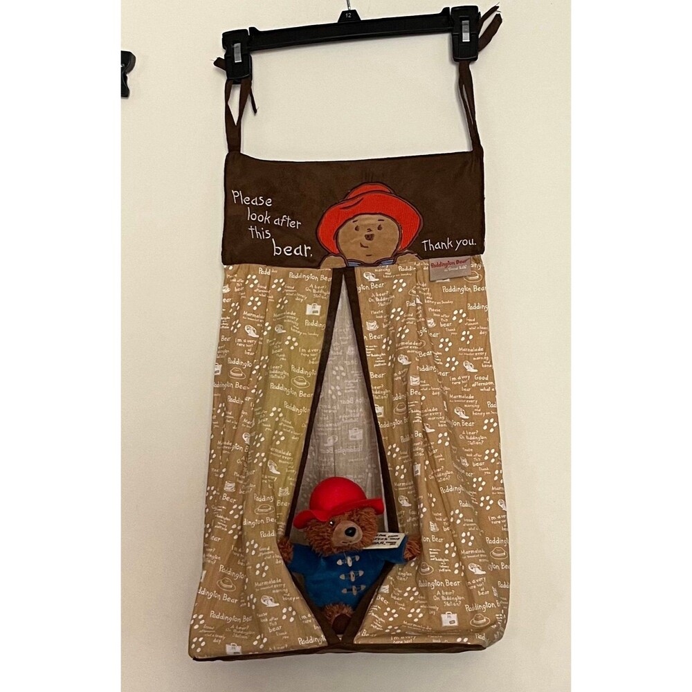 RARE Paddington Bear Diaper Caddy Stacker